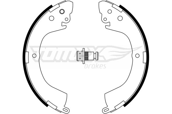TOMEX Brakes fékpofakészlet TX 23-29