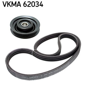 SKF VKMA 62034 V-Ribbed Belt Set