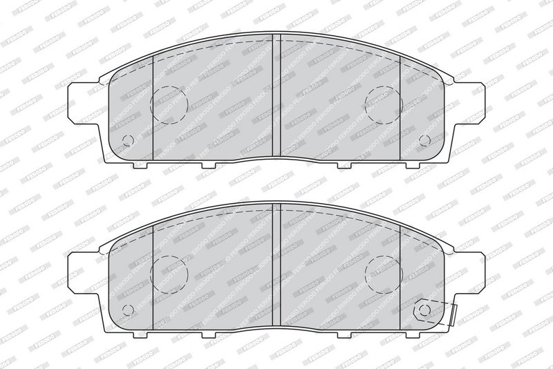 FERODO Plaquettes de frein à disque FDB4023
