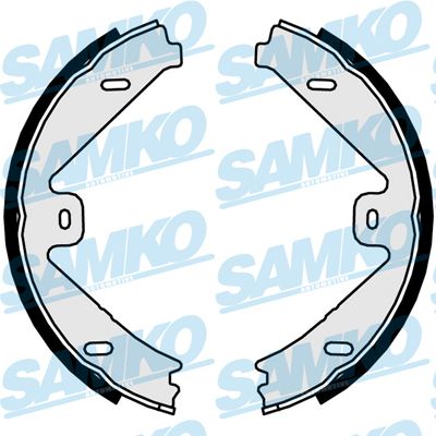 Комплект гальмівних колодок, стоянкове гальмо, Samko 89840