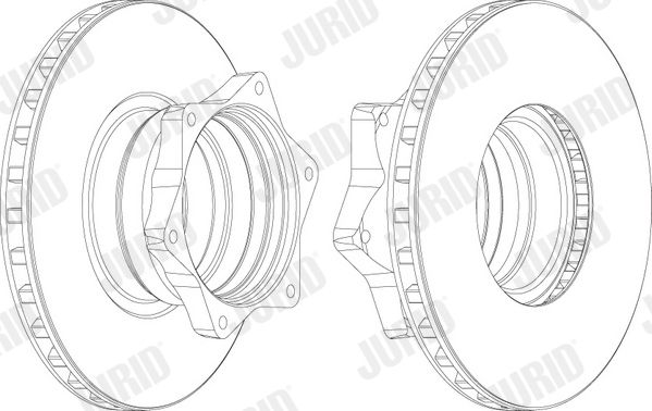 Гальмівний диск, Jurid 569112J
