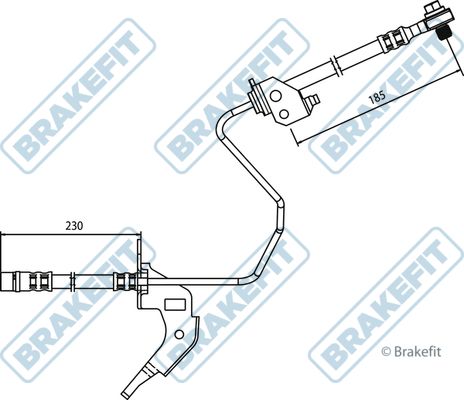 APEC Brake Hose BHO4290