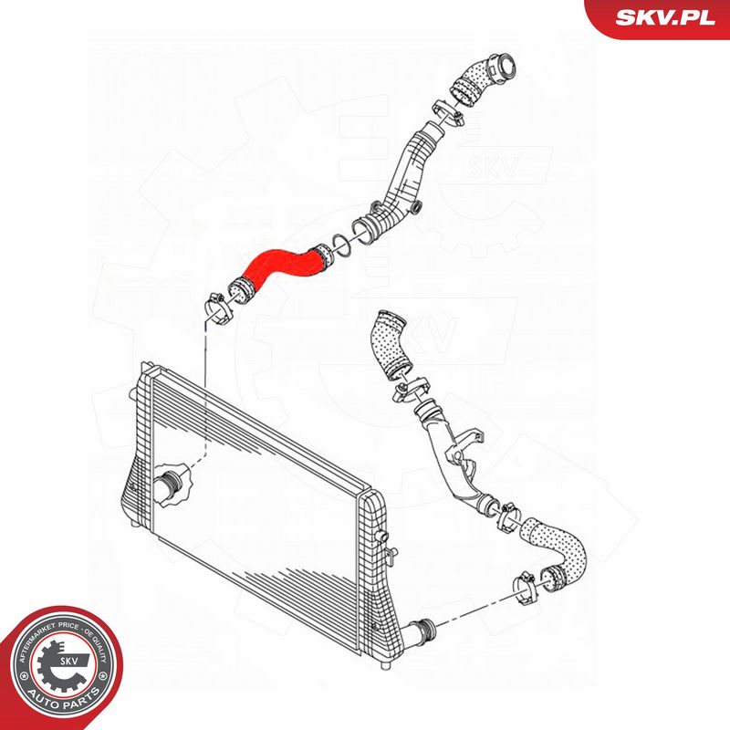 ESEN SKV 43SKV399 Charge Air Hose