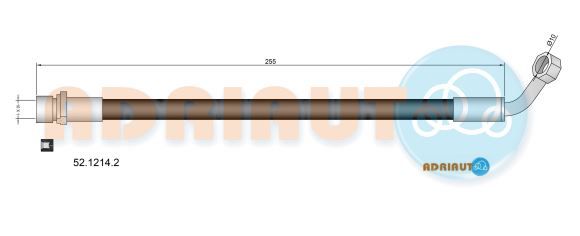 Гальмівний шланг, Adriauto 52.1214.2