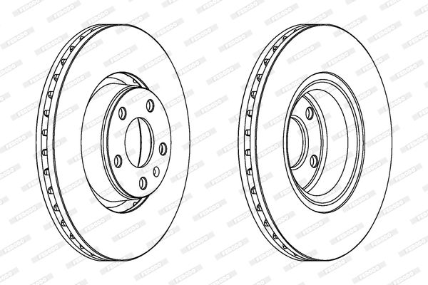 FERODO DDF1277C-1 Brake Disc