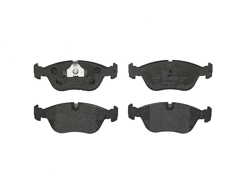 комплект спирачно феродо, дискови спирачки BREMBO