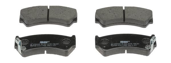 Plaquettes+de+frein+à+disque FERODO FDB1551