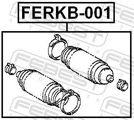 FEBEST FERKB-001 Bellow, steering