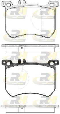 Комплект гальмівних накладок, дискове гальмо, Roadhouse 21533.00