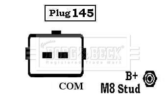 BORG & BECK generátor BBA2808
