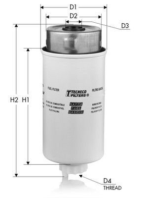 TECNECO FILTERS Üzemanyagszűrő GS10153