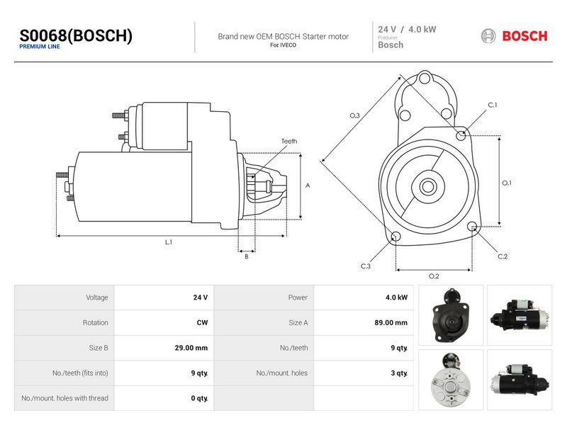 This part match OEM code: 1173820