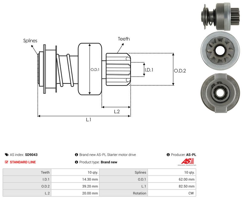 Vabajooks, starter, AS-PL SD9043