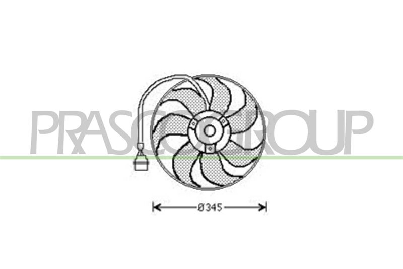 PRASCO ventilátor, motorhűtés AD016F001