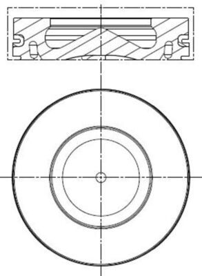 MAHLE dugattyú 081 PI 00100 001