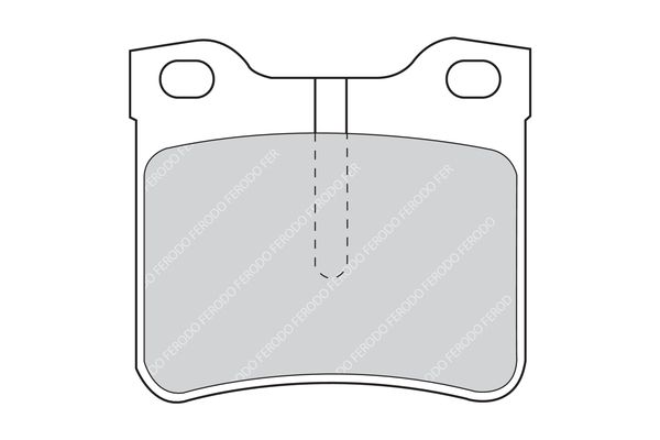 FERODO FVR1044 Brake Pad Set, disc brake