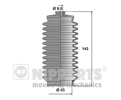 NIPPARTS gumiharang készlet, kormányzás N2842031