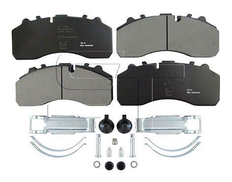 Sada brzdových destiček, kotoučová brzda 03.120.8700.121