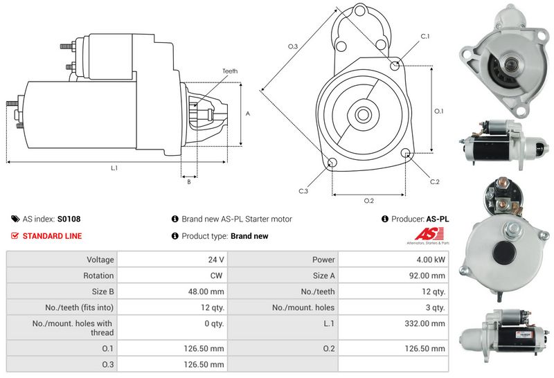 AS-PL S0108 Starter