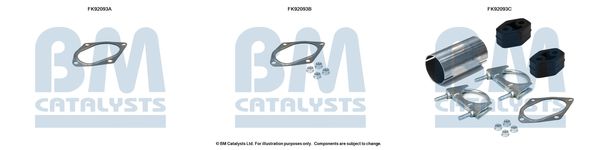 BM CATALYSTS szerelőkészlet, katalizátor FK92093
