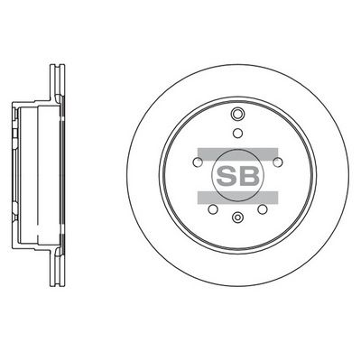 Гальмівний диск, Hi-Q SD3039