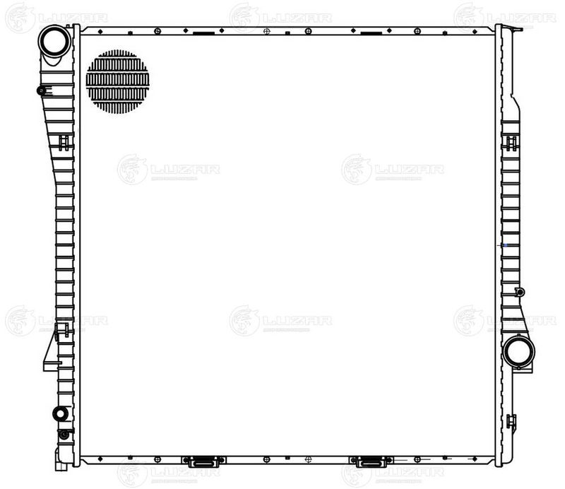Радіатор, система охолодження двигуна, Luzar LRC26190