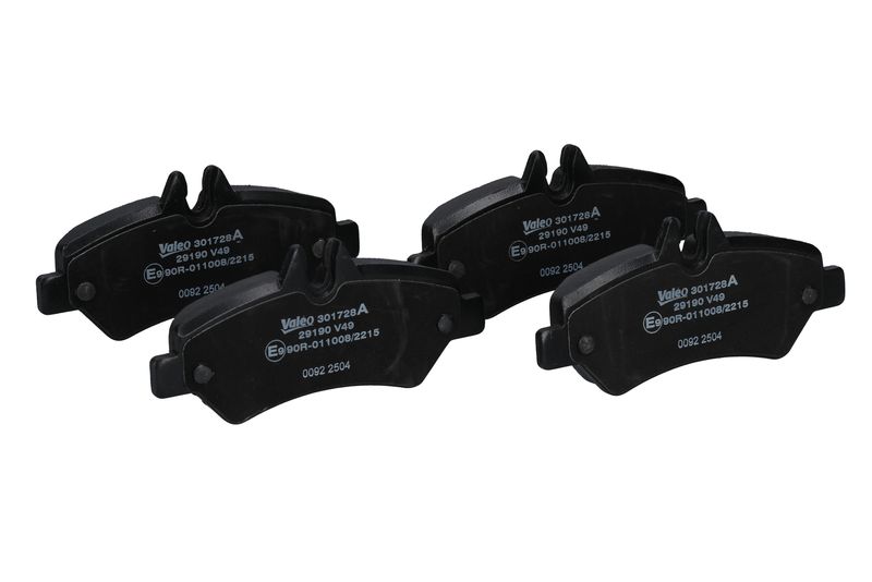 Piduriklotsi komplekt, ketaspidur, VALEO 301728A