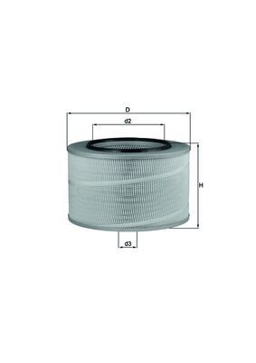 Product Image - Luchtfilter - LX507 - KNECHT