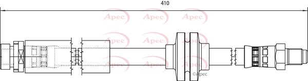 APEC Brake Hose HOS4106