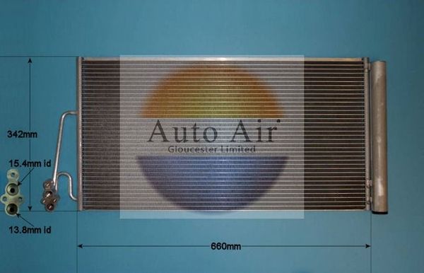 Auto Air Gloucester 16-8917 Condenser, air conditioning
