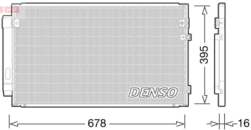 DENSO kondenzátor, klíma DCN51012