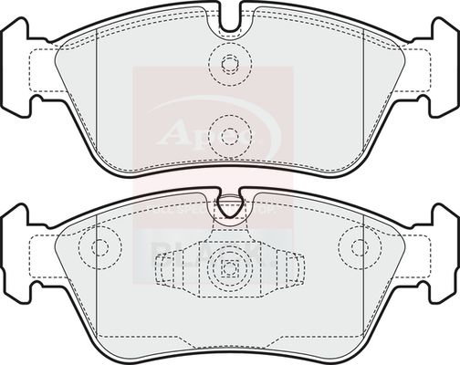 APEC Brake Pad Set, disc brake PAD1464B