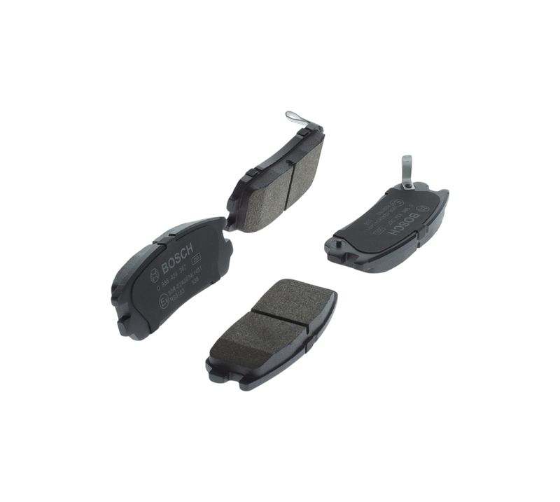Piduriklotsi komplekt, ketaspidur, BOSCH 0 986 424 367