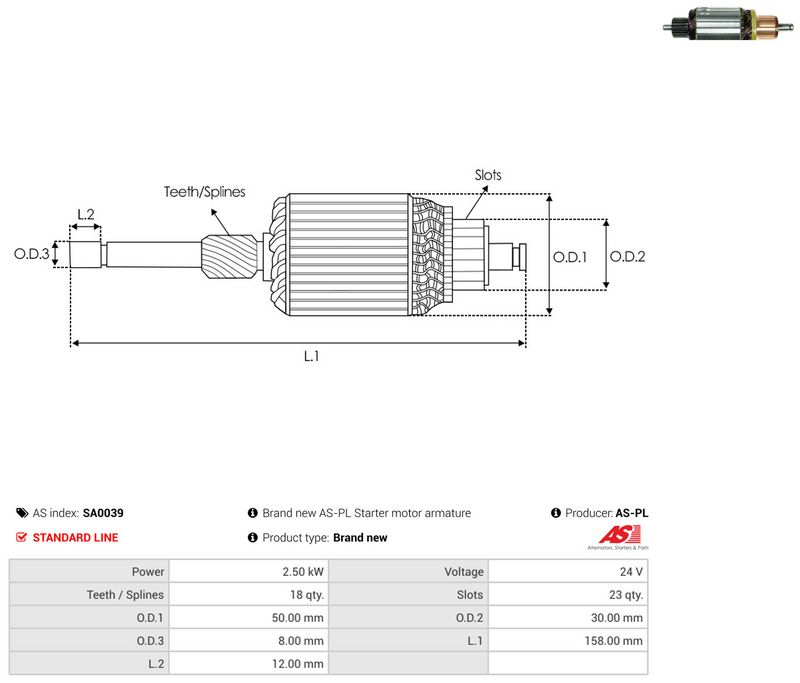 Ankur, starter, AS-PL SA0039