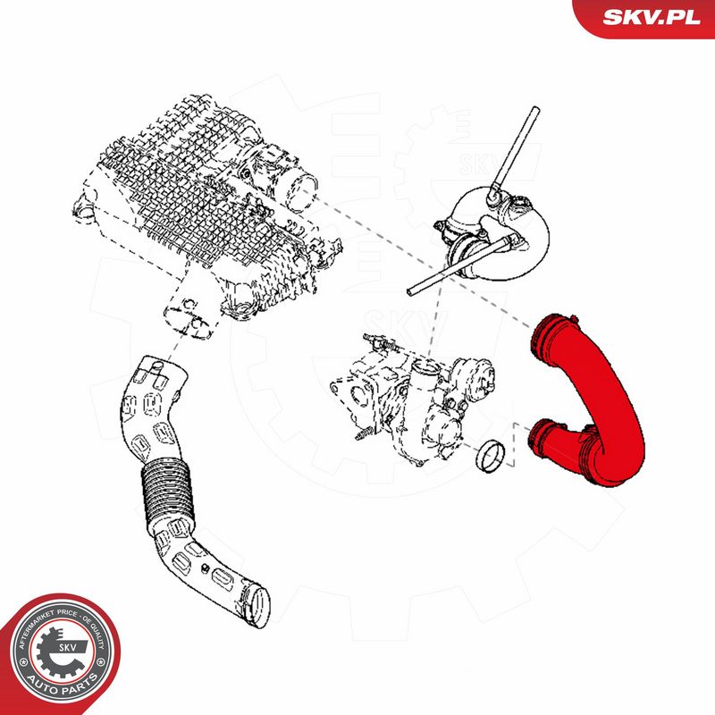 ESEN SKV 24SKV729 Charge Air Hose