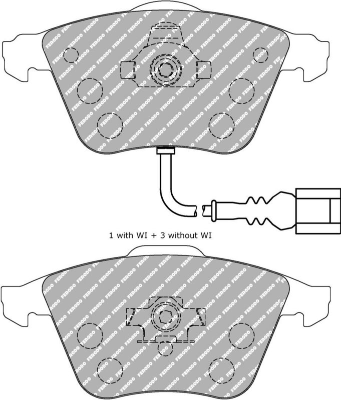 Bremsbelagsatz, Scheibenbremse