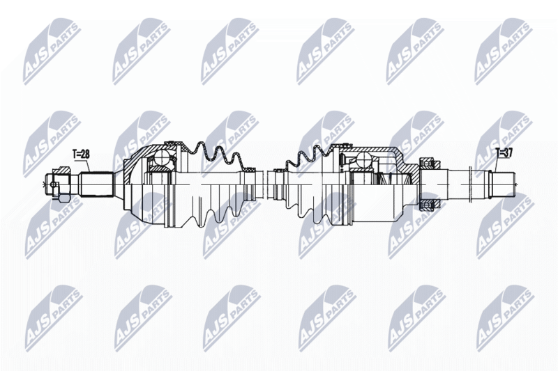 NTY hajtótengely NPW-PE-095