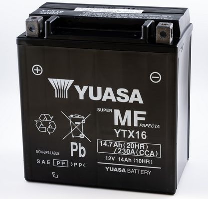 Yuasa Starter Battery YTX16