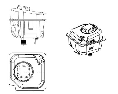 NRF 454043 Expansion Tank, coolant