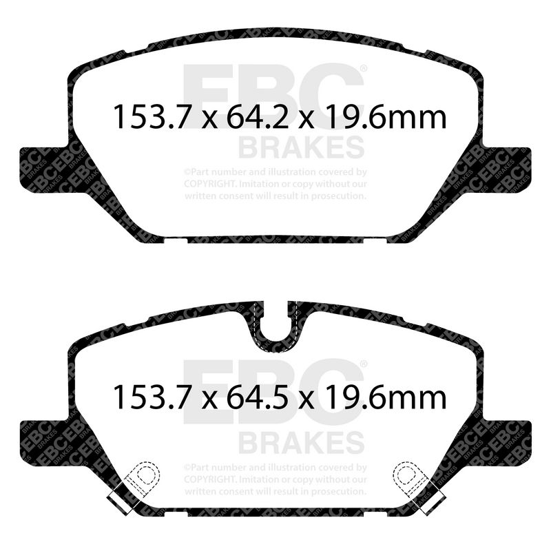 EBC Brakes Remblokkenset, schijfrem DP43117R