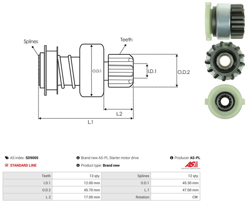 Vabajooks, starter, AS-PL SD9005