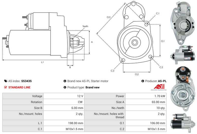 AS-PL S5343S Starter
