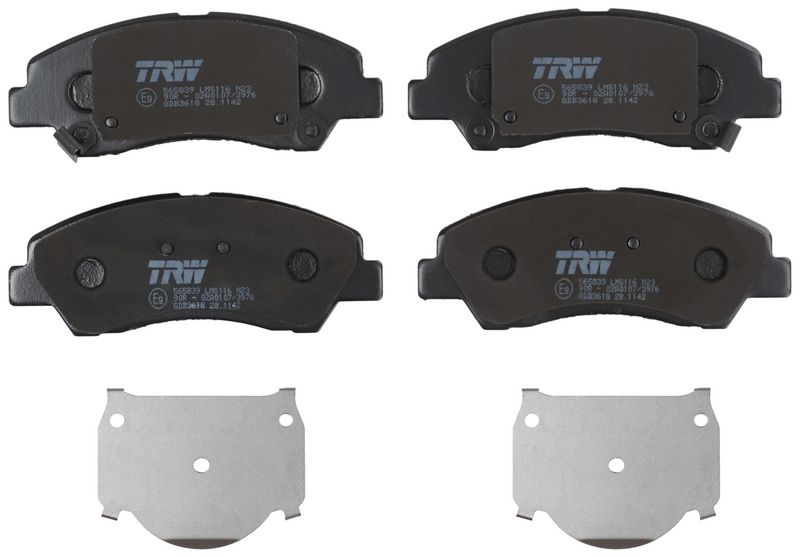 Set placute frana,frana disc GDB3618 TRW