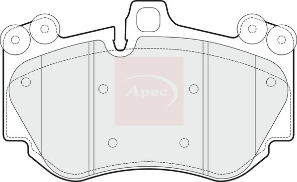 APEC Brake Pad Set, disc brake PAD1483