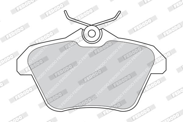 BREMSBELAGSATZ SCHEIBENBREMSE FERODO FDB995 1