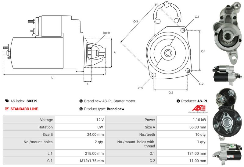 AS-PL S0319 Starter