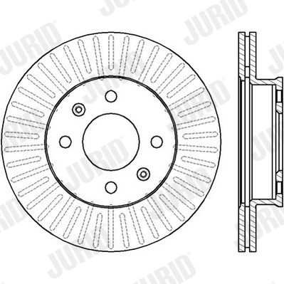 JURID 562425JC Brake Disc