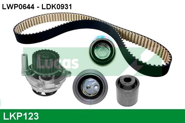LUCAS Vízpumpa + fogasszíj készlet LKP123