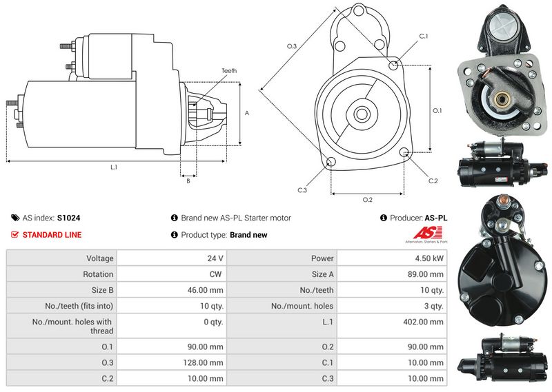 AS-PL S1024 Starter