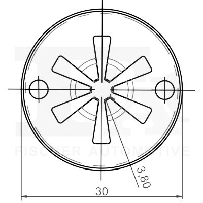 FA1 11-40111.5 Clip, trim/protection strip